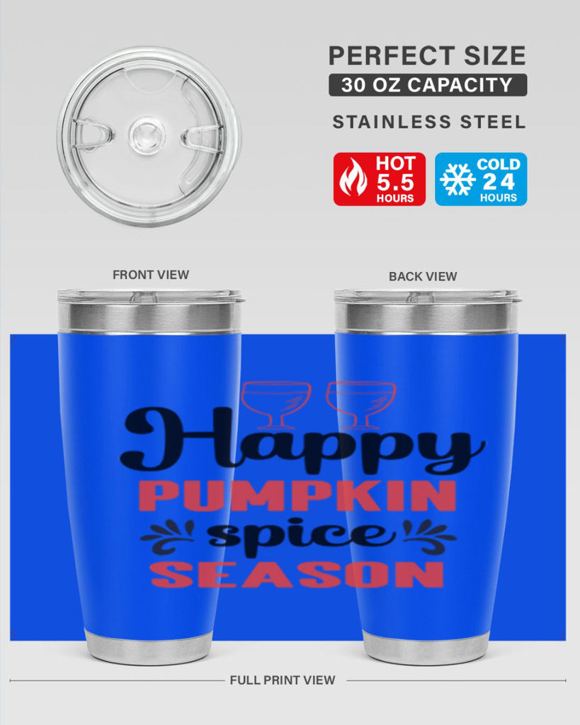 Happy pumpkin spice season 244#- fall- Tumbler