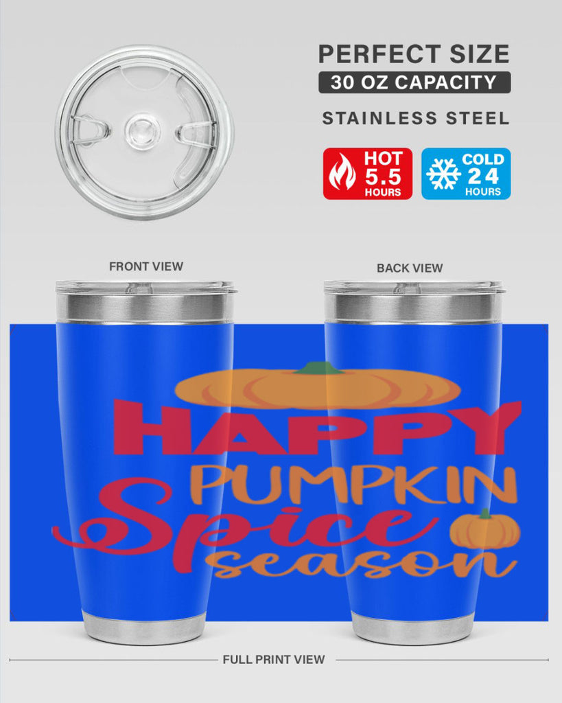 HappyPumpkinSpiceSeason 259#- fall- Tumbler