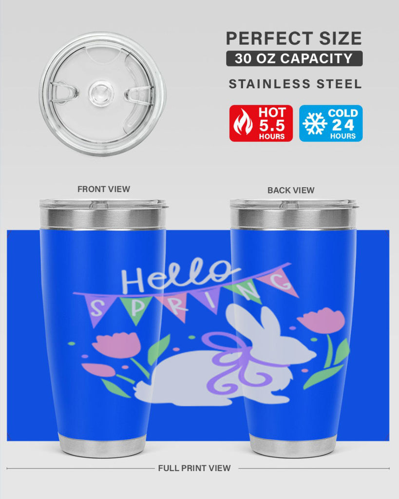 Hello spring bunny193#- spring- Tumbler