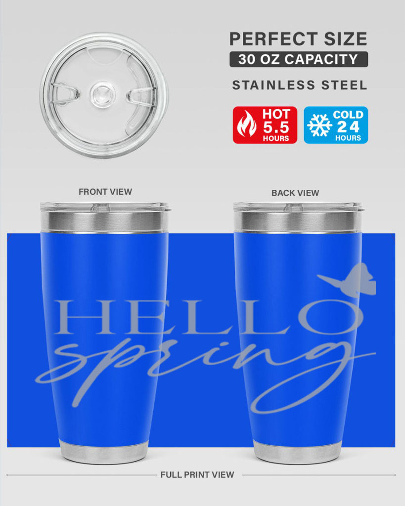 Hello spring butterfly195#- spring- Tumbler