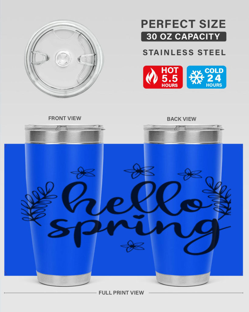 Hello spring design  221#- spring- Tumbler
