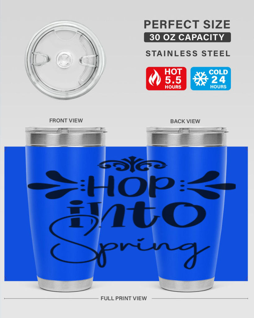 Hop into Spring 247#- spring- Tumbler