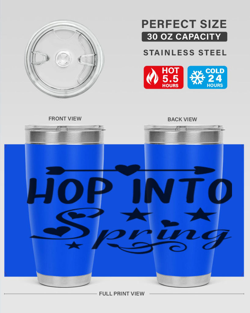 Hop into Spring 249#- spring- Tumbler