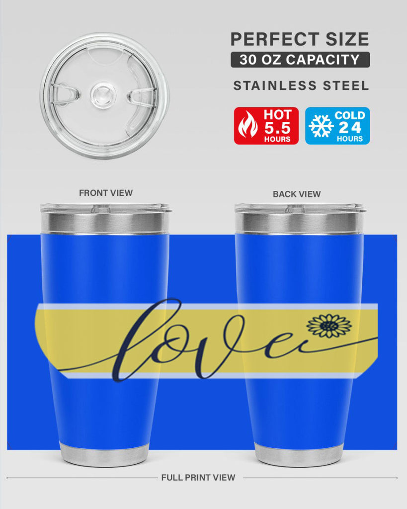 Love and daisy327#- spring- Tumbler