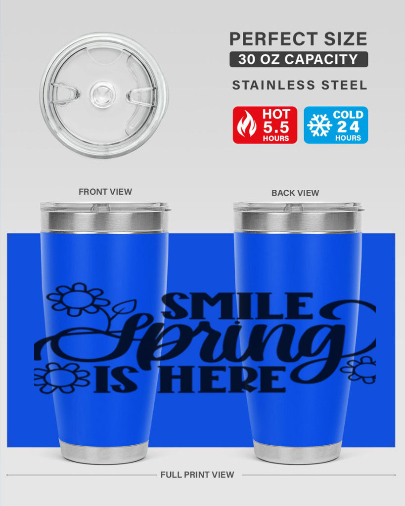 PNG_Smile Spring Is Here395#- spring- Tumbler
