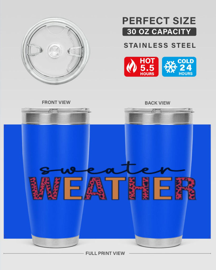 Sweater Weather 587#- fall- Tumbler
