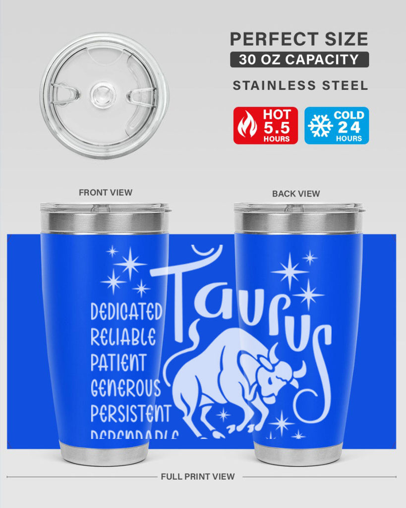 Taurus 491#- zodiac- Tumbler