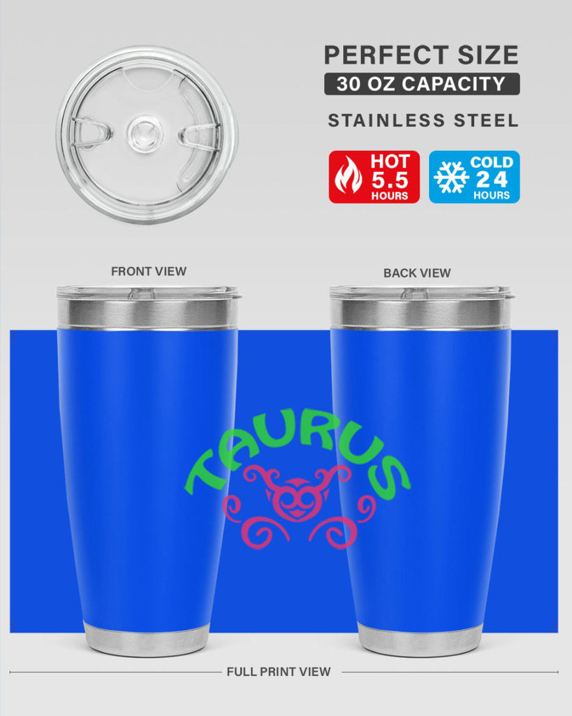 Taurus 493#- zodiac- Tumbler