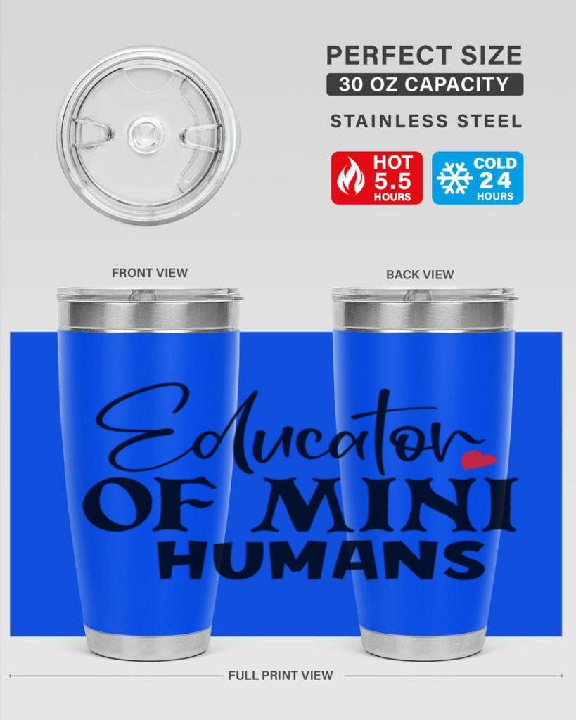 educator of mini humans Style 180#- teacher- tumbler