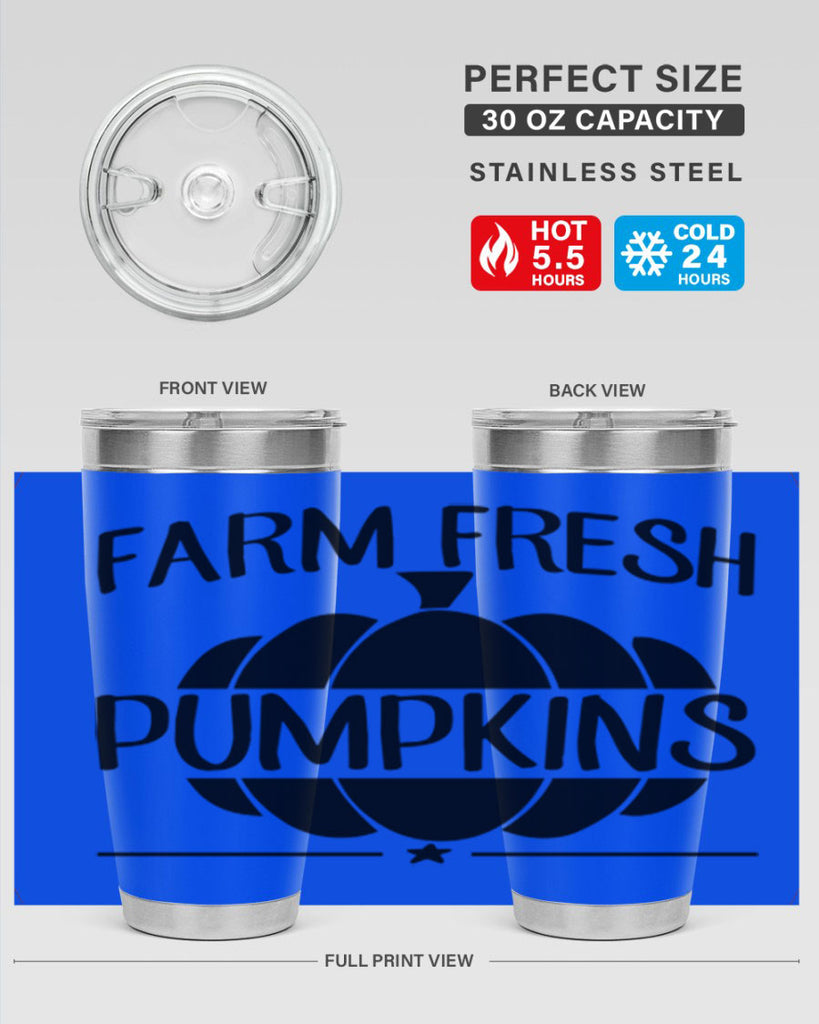 farm fresh pumpkins 173#- fall- Tumbler
