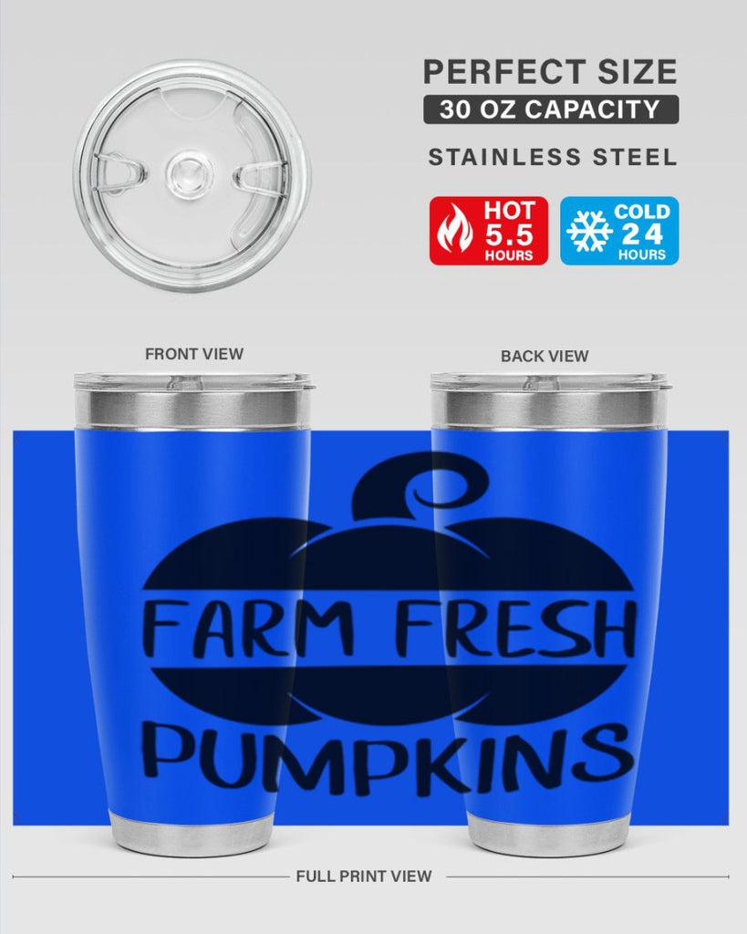 farm fresh pumpkins 174#- fall- Tumbler