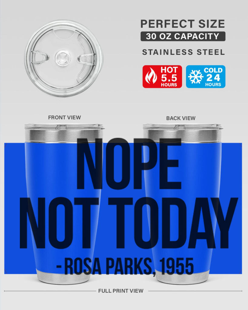 nope not today rosa parks 60#- black words phrases- Cotton Tank