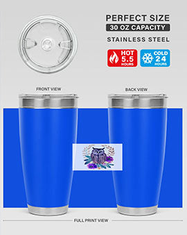 owl 17#- owl- Tumblers
