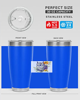 owl 4#- owl- Tumblers