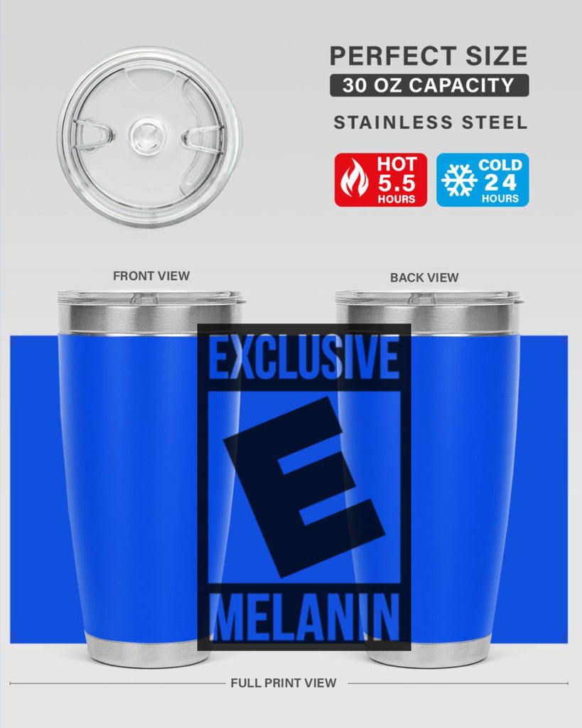 rated exclusive melanin 46#- black words phrases- Cotton Tank