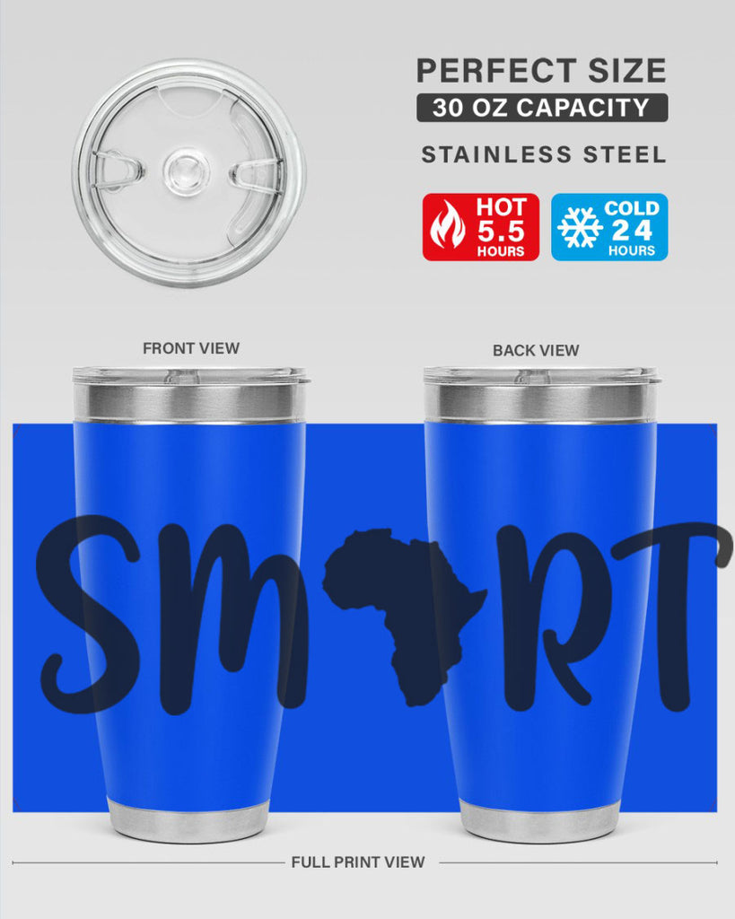 smart africa 32#- black words phrases- Cotton Tank