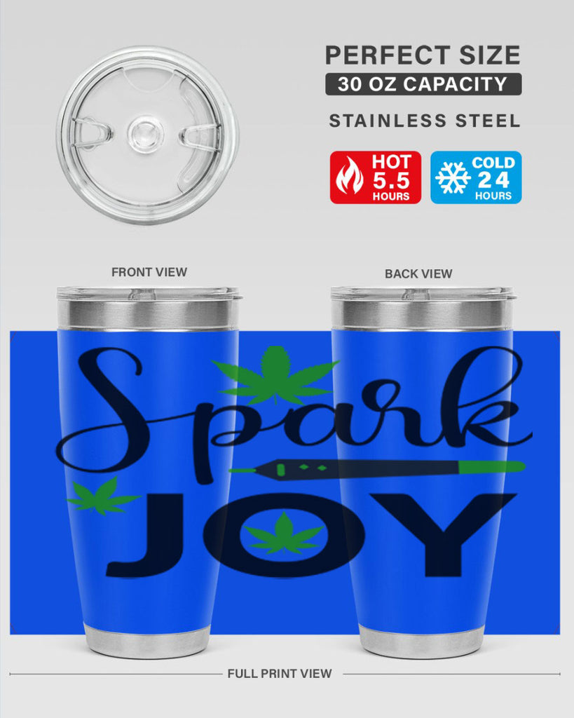 spark joy 250#- marijuana- Tumbler