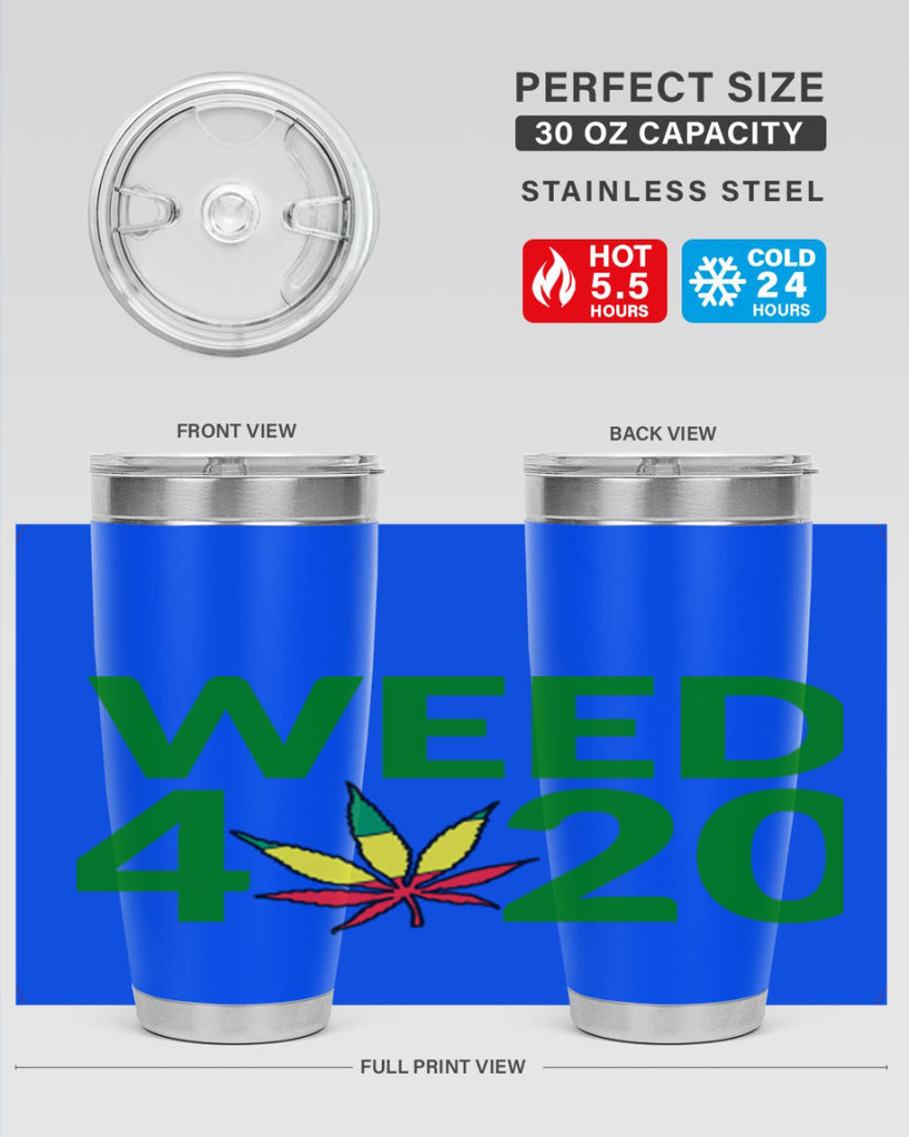 weed 420 cannabis 281#- marijuana- Tumbler