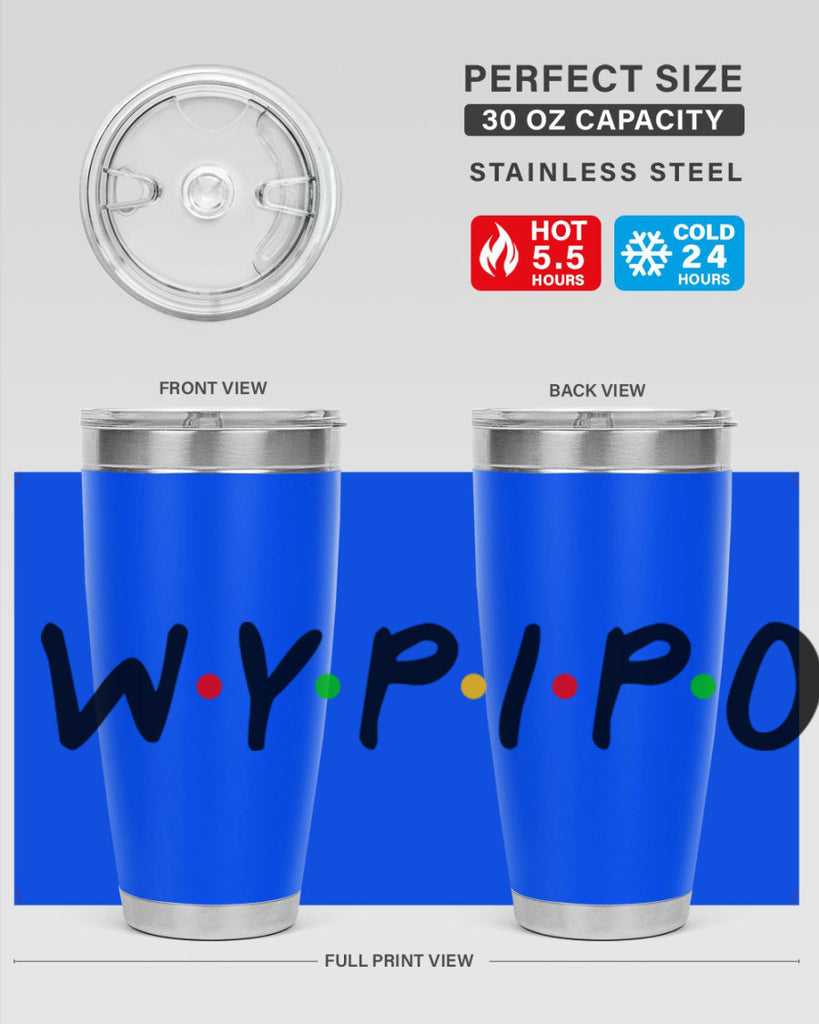 wypipo 7#- black words phrases- Cotton Tank