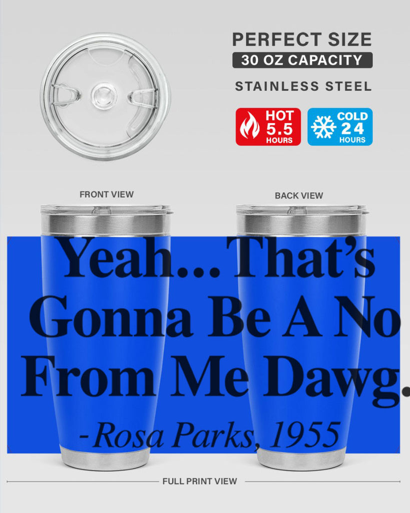 yeah thats gonna be a no from me dawg rosa parks 3#- black words phrases- Cotton Tank