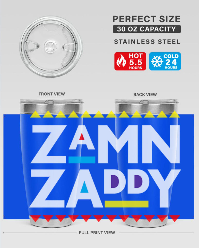 zamn zaddy 1#- black words phrases- Cotton Tank