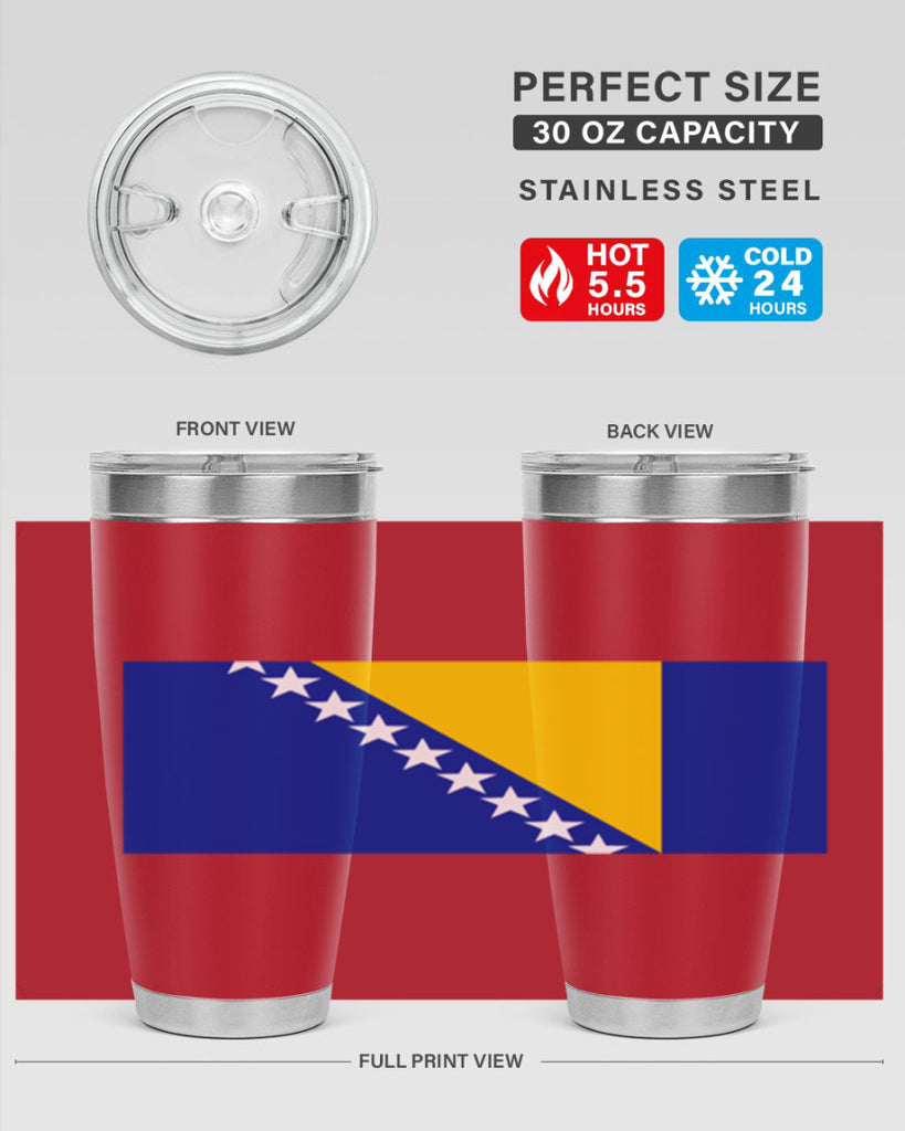 Bosnia and Herzegovina 176#- world flags- Tumbler
