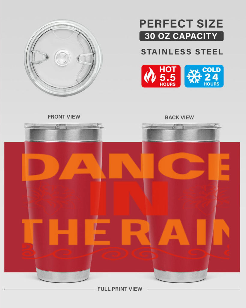 Dance in the rain 117#- spring- Tumbler