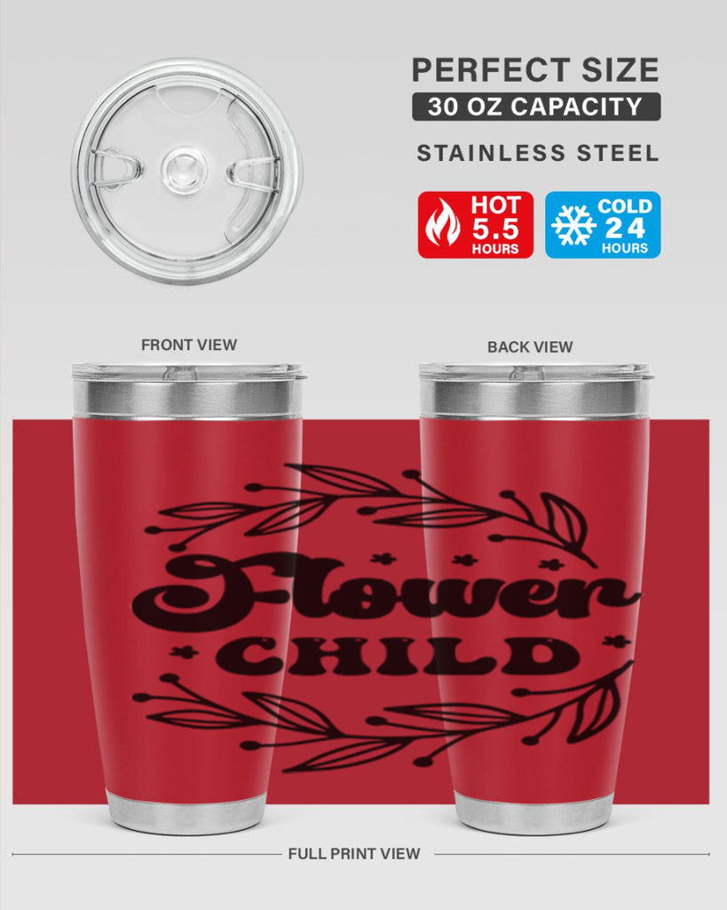 Flower child  141#- spring- Tumbler