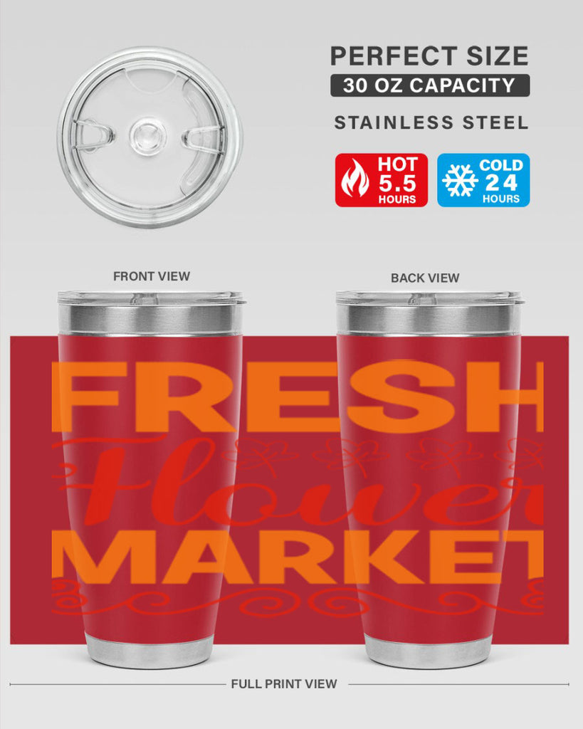 Fresh flower market 143#- spring- Tumbler