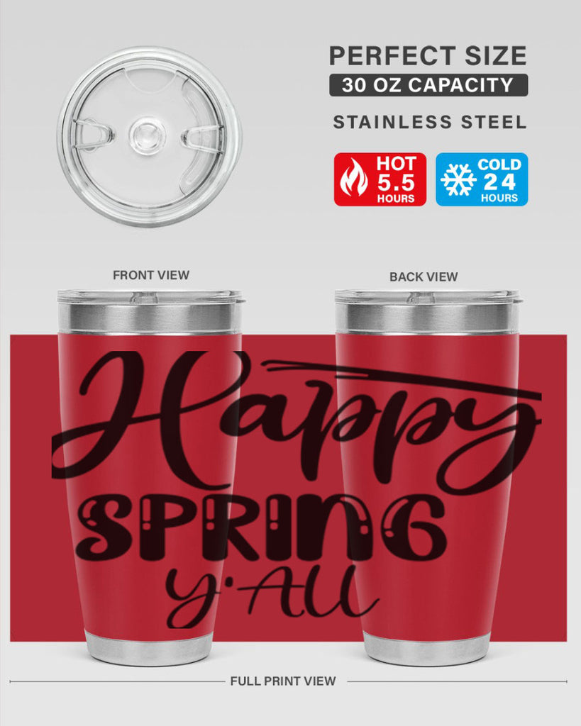 HAPPY SPRING YALL  179#- spring- Tumbler