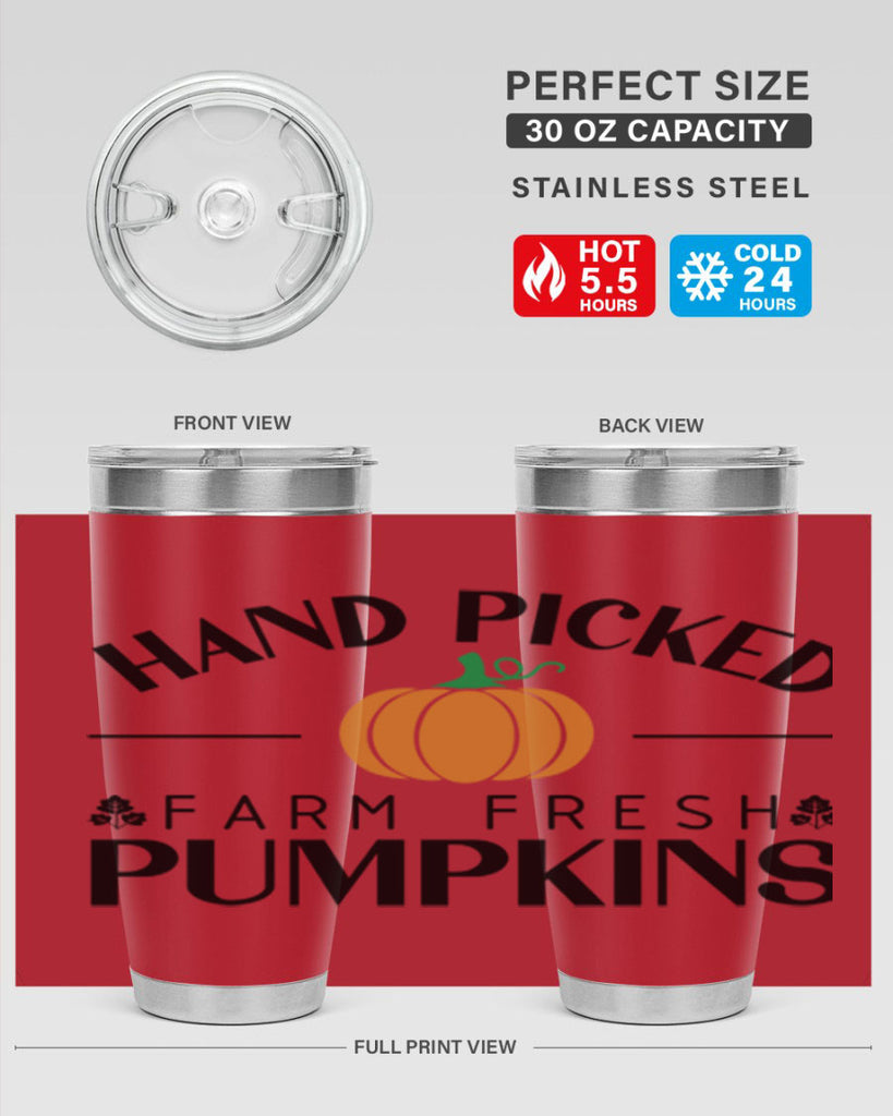 Hand Picked Farm Fresh Pumpkins 215#- fall- Tumbler