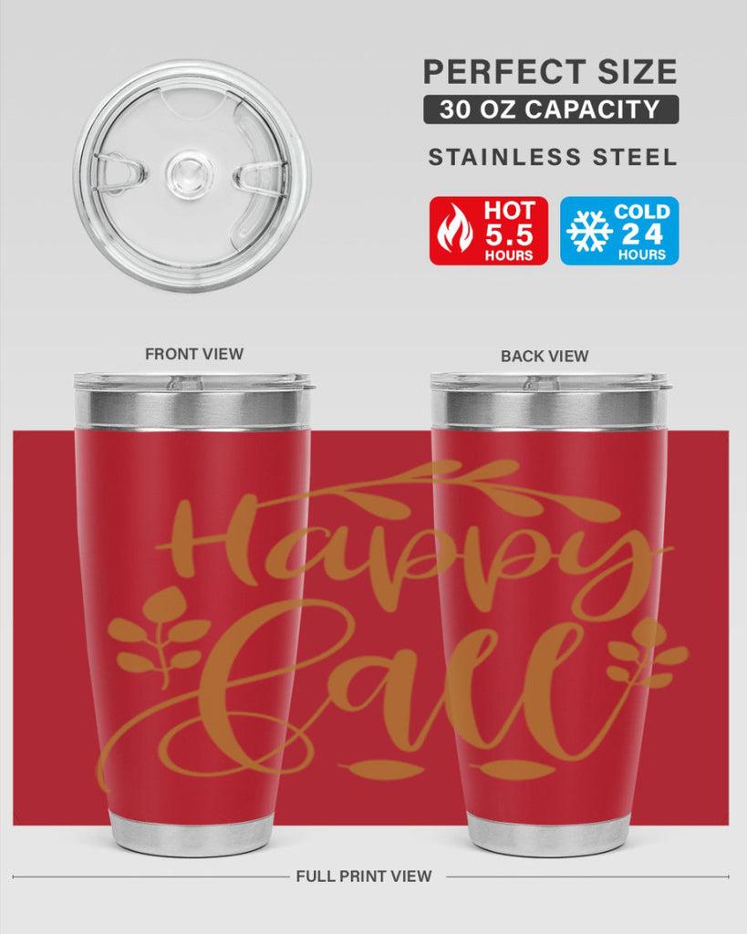Happy Fall 236#- fall- Tumbler