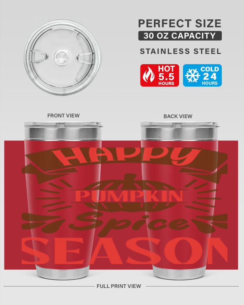 Happy Pumpkin Spice Season 246#- fall- Tumbler
