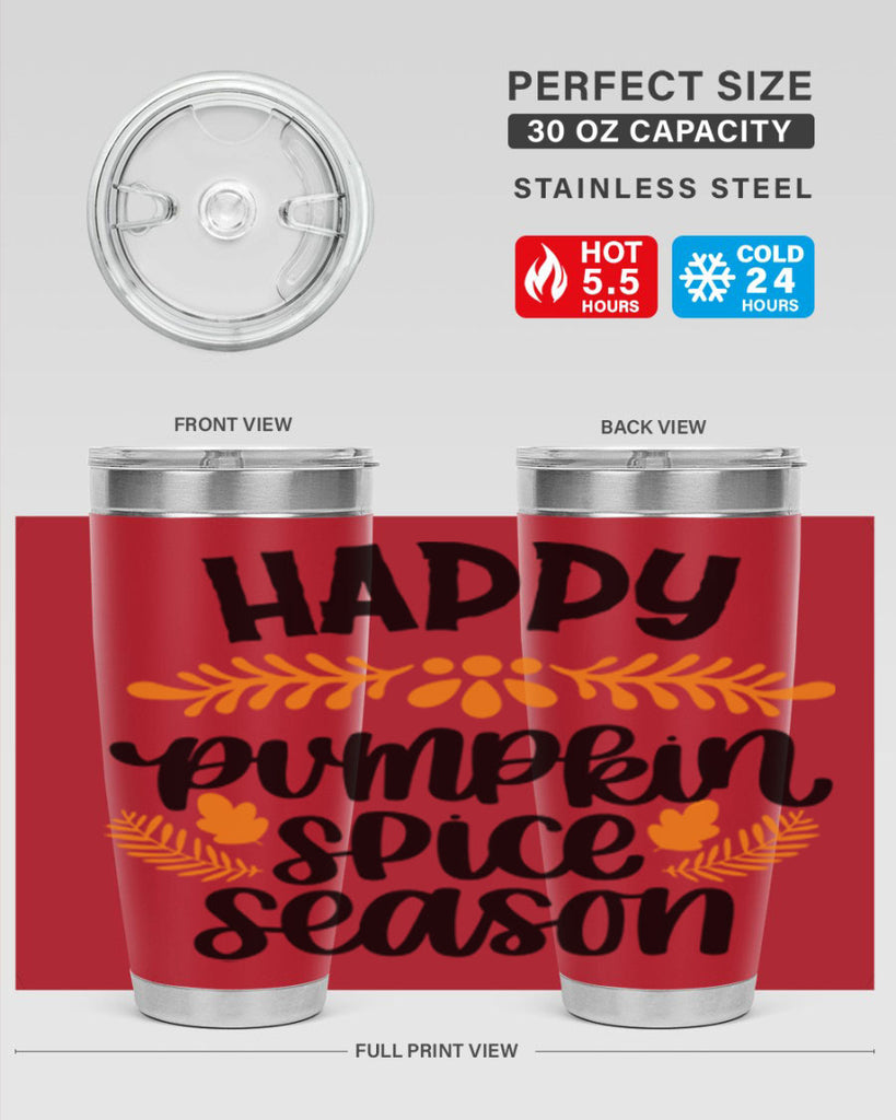Happy Pumpkin Spice Season 492#- fall- Tumbler