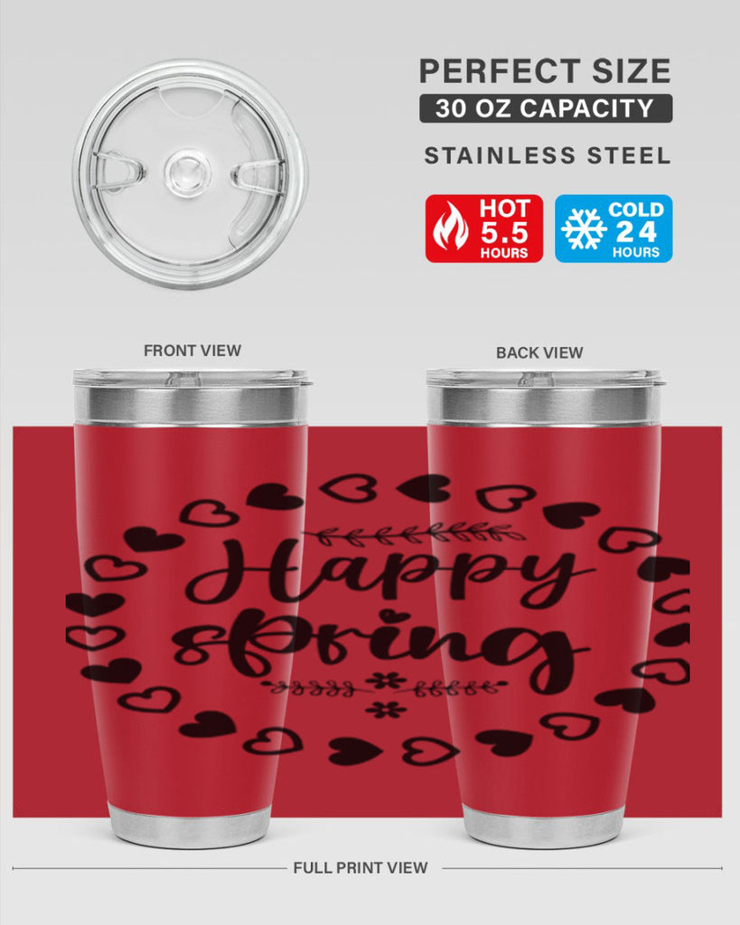 Happy Spring 174#- spring- Tumbler