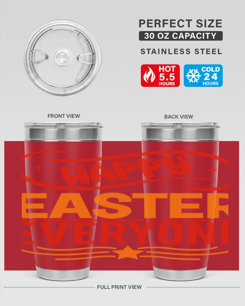 Happy easter everyone 155#- spring- Tumbler