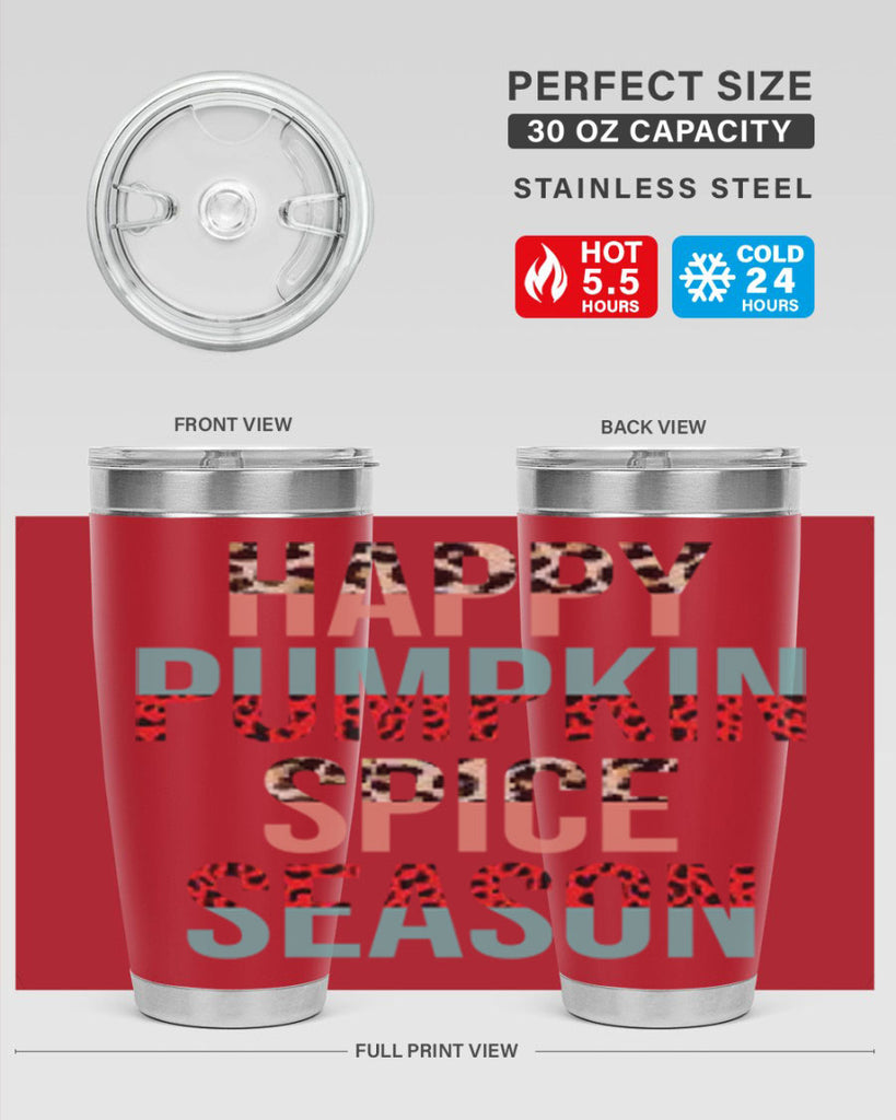 Happy pumpkin spice season 242#- fall- Tumbler