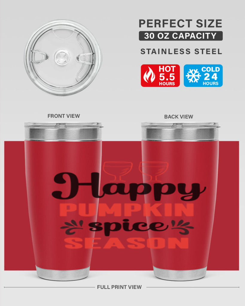 Happy pumpkin spice season 244#- fall- Tumbler