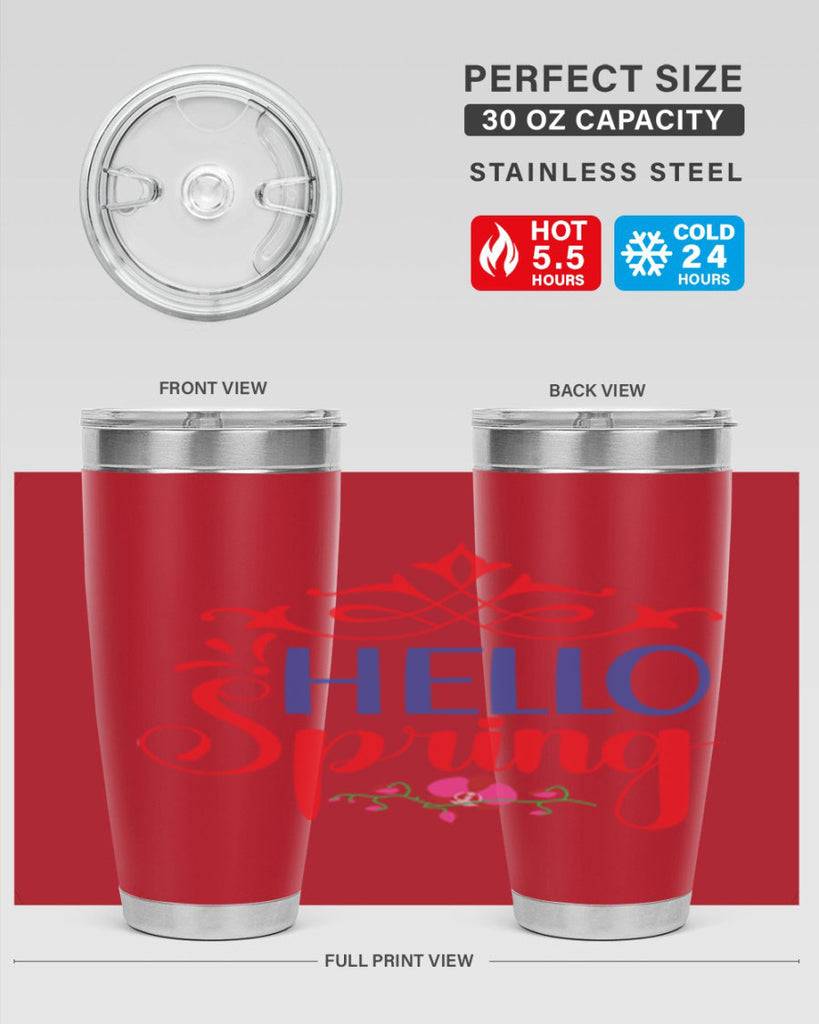 Hello Spring 211#- spring- Tumbler
