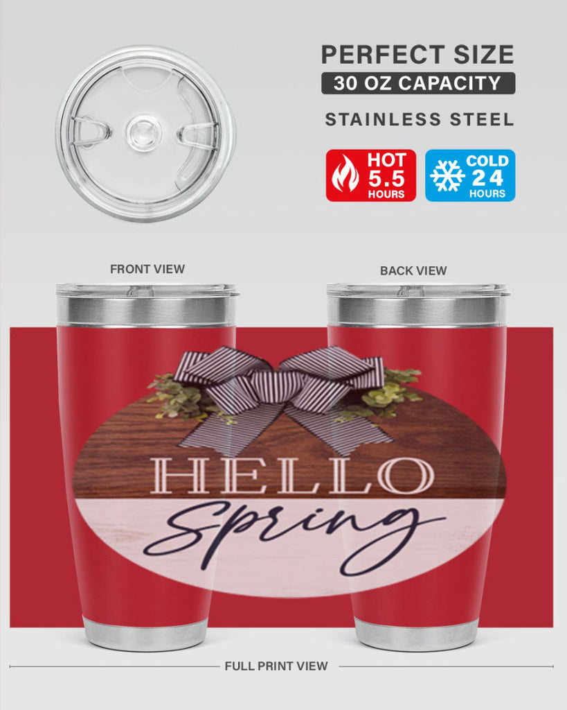 Hello Spring basic Mockup187#- spring- Tumbler