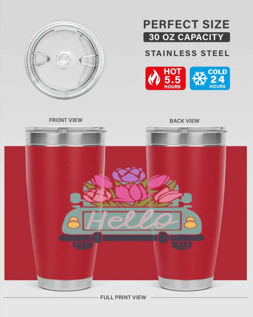 Hello Truck218#- spring- Tumbler