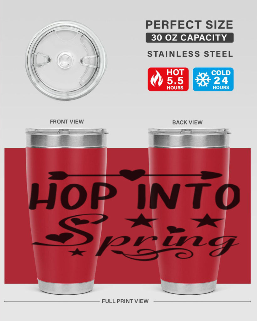 Hop into Spring 249#- spring- Tumbler