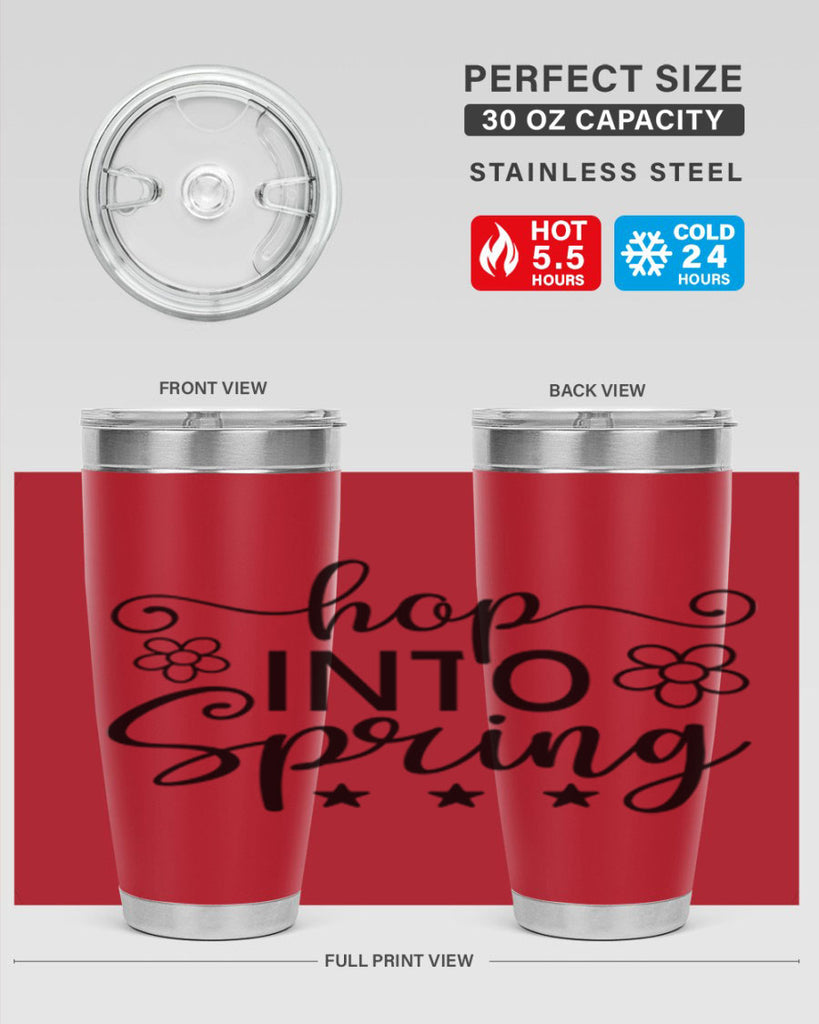 Hop into spring  252#- spring- Tumbler