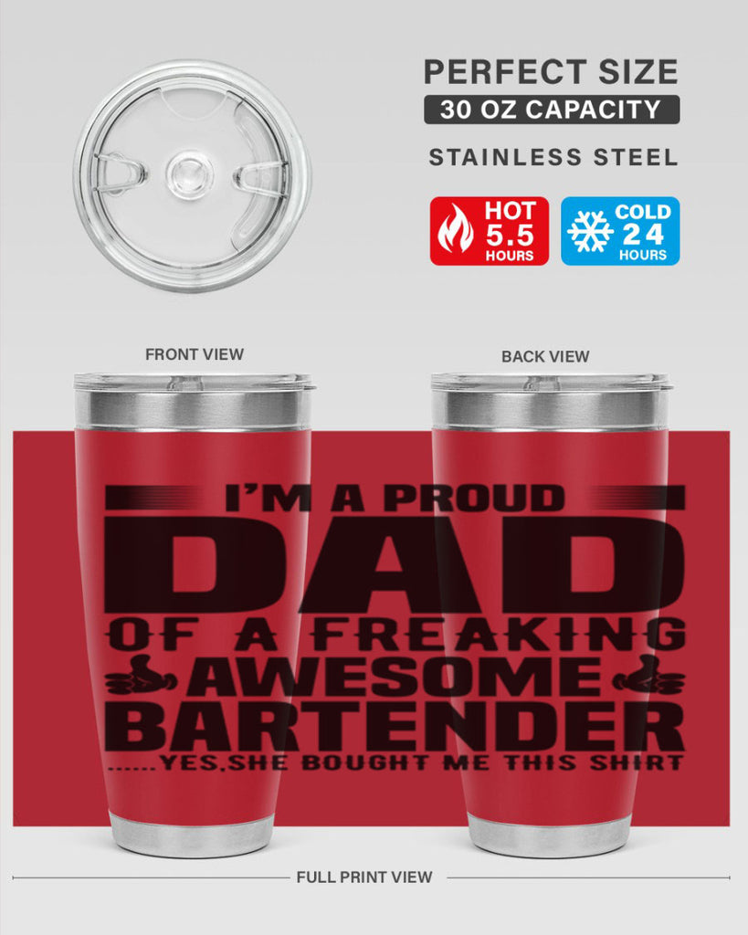 Im a proud dad Style 19#- bartender- tumbler