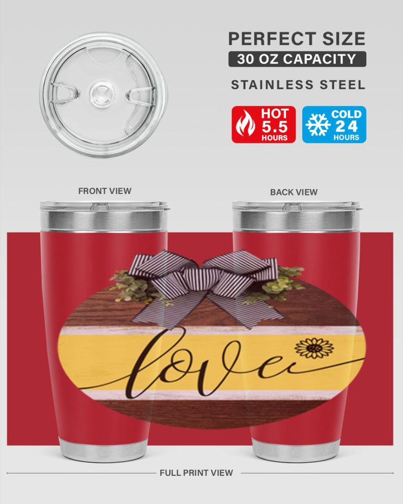 Love and daisy Mockup326#- spring- Tumbler