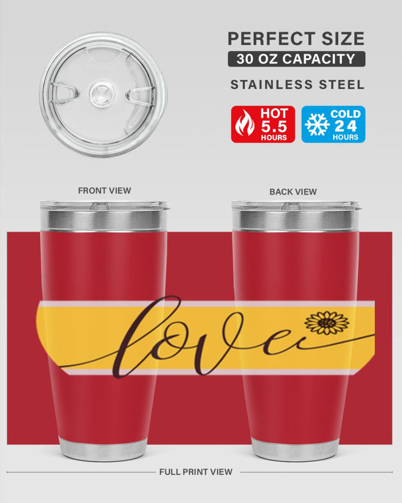 Love and daisy327#- spring- Tumbler