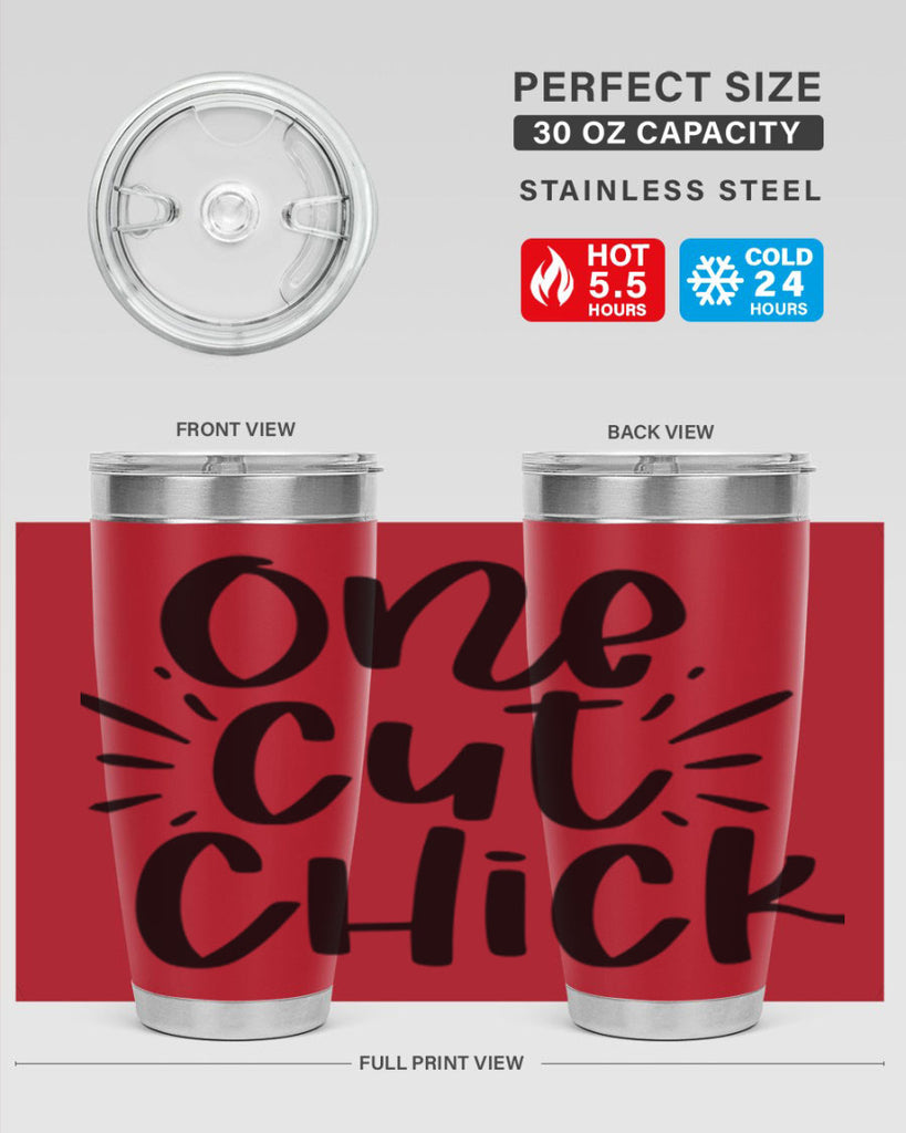 One cut chick  388#- spring- Tumbler