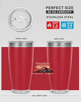 Owl Love You A TurtleRabbit 12#- owl- Tumblers