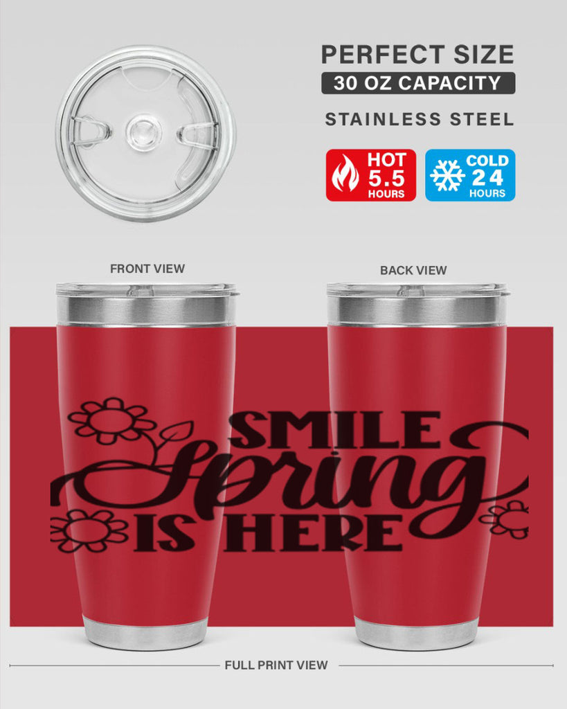 PNG_Smile Spring Is Here395#- spring- Tumbler