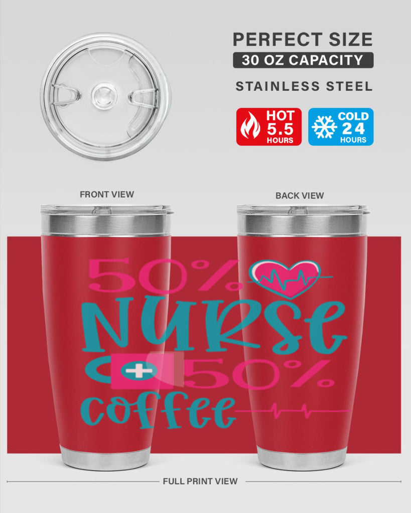 Percent Nurse Percent Coffee Style Style 60#- nurse- tumbler